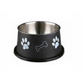 Gamelle pour chien Trixie en acier inoxydable 900 ml