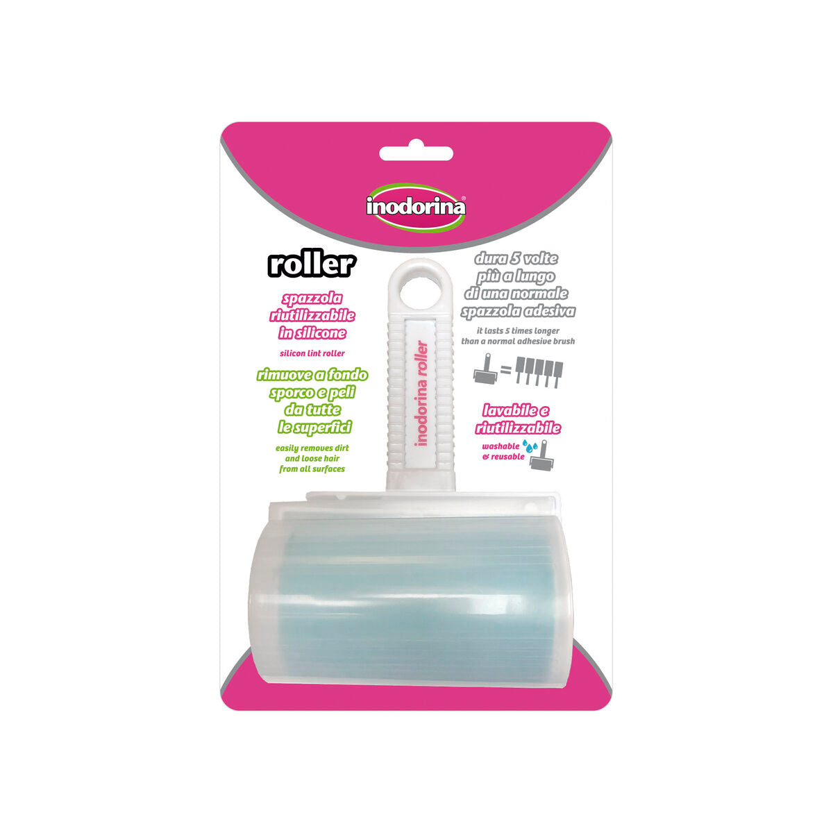 Rouleau Attrape-Poils Silicone pour Animaux