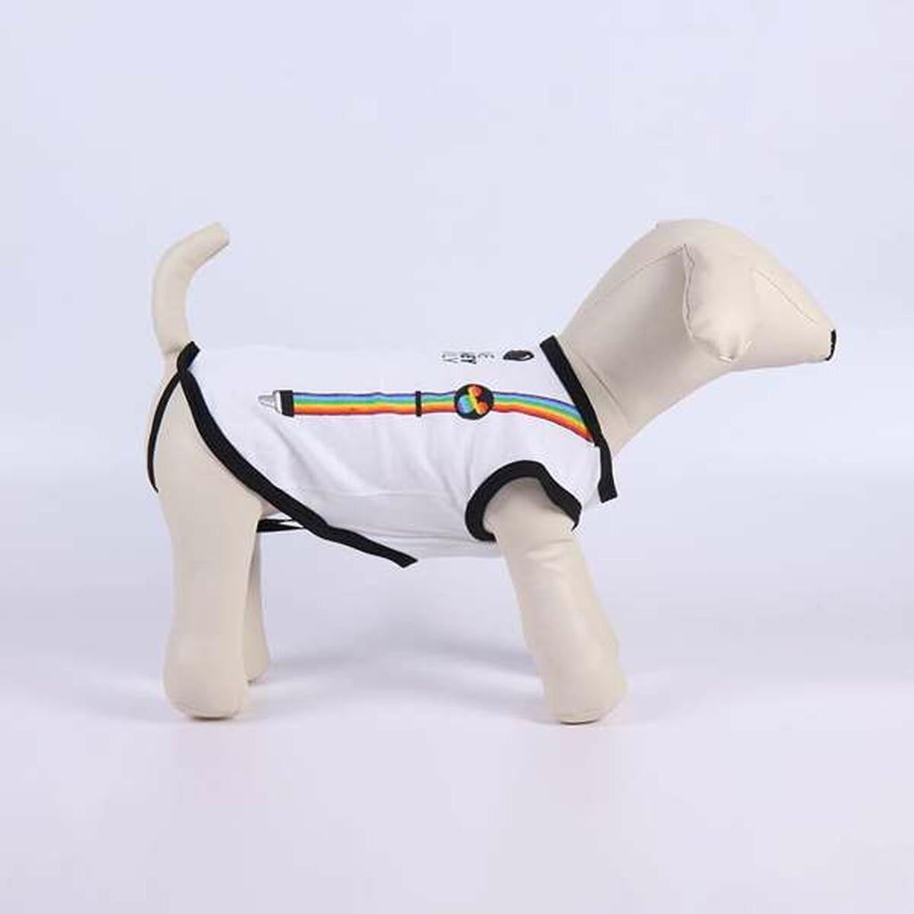 T-shirt pour Chien Disney Pride Blanc