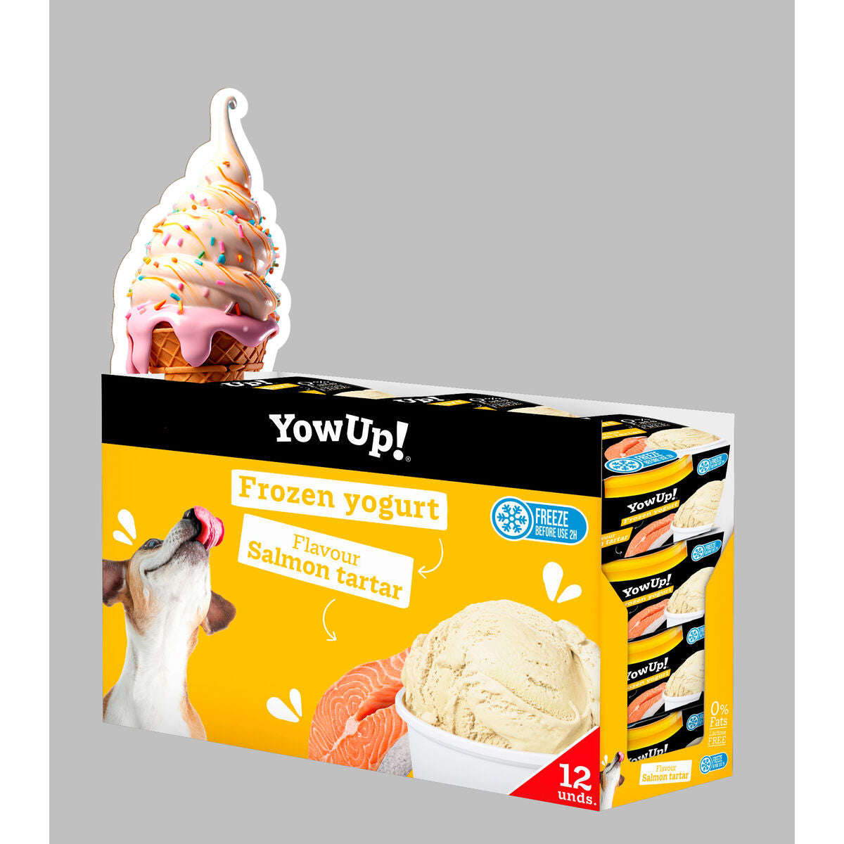 Nourriture YowUp Saumon Chien 12 Unités